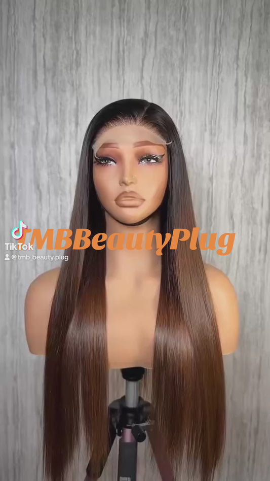 5x5 lace wig high ratio bone straight Pre-order (8-10 weeks)