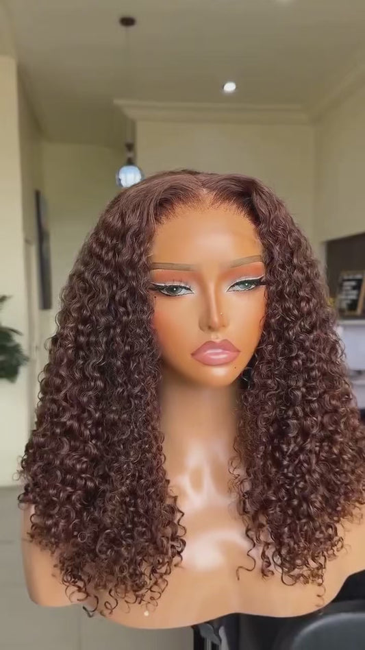 5x5 lace wig high ratio pixie curly