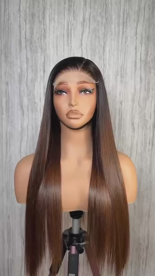 5x5 lace wig high ratio bone straight Pre-order (8-10 weeks)
